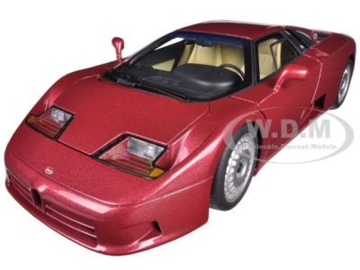 AUTOart 70977 Bugatti EB110 GT review: engine detail behind the red body