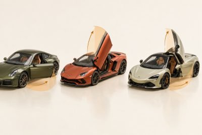 Conceptual illustration: Scissor, gullwing and conventional model doors: identify the movement first