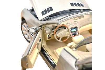 2003 Mercedes-Benz SL 500 Type R230 Travertine Beige Metallic 1/18 Diecast Model Car by Norev