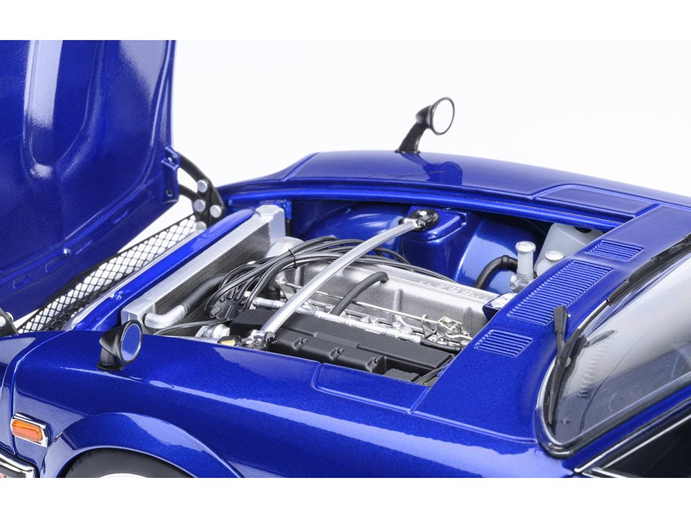 Nissan Fairlady Z RHD (Right Hand Drive) "Akuma No Z" Blue Metallic "Wangan Midnight - Comic #1 Version" Manga 1/18 Model Car by Autoart