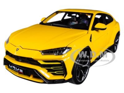 Bburago 11042 yellow Urus review: resolve the scale before arranging a lineup