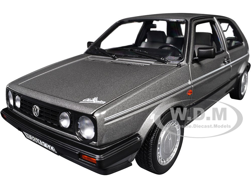 1989 Volkswagen Golf Champion Gray Metallic 1/18 Diecast Model Car by Norev