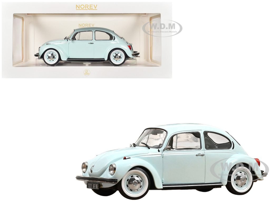 1973 Volkswagen 1303 Beetle Pastel Blue 1/18 Diecast Model Car by Norev