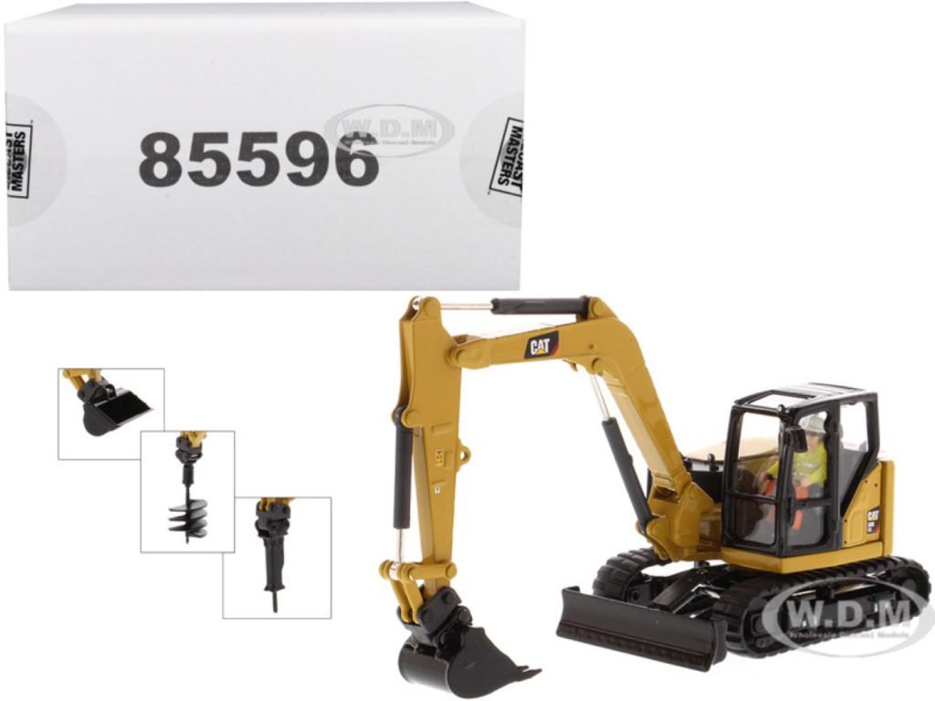 Diecast Masters 85596 CAT 308 CR review: resolve the attachment mismatch first