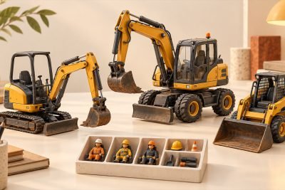 Conceptual illustration: Construction models for an empty-cab display