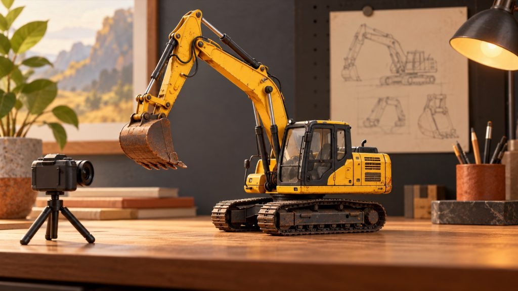 Conceptual illustration: Check whether a model will hold its display pose