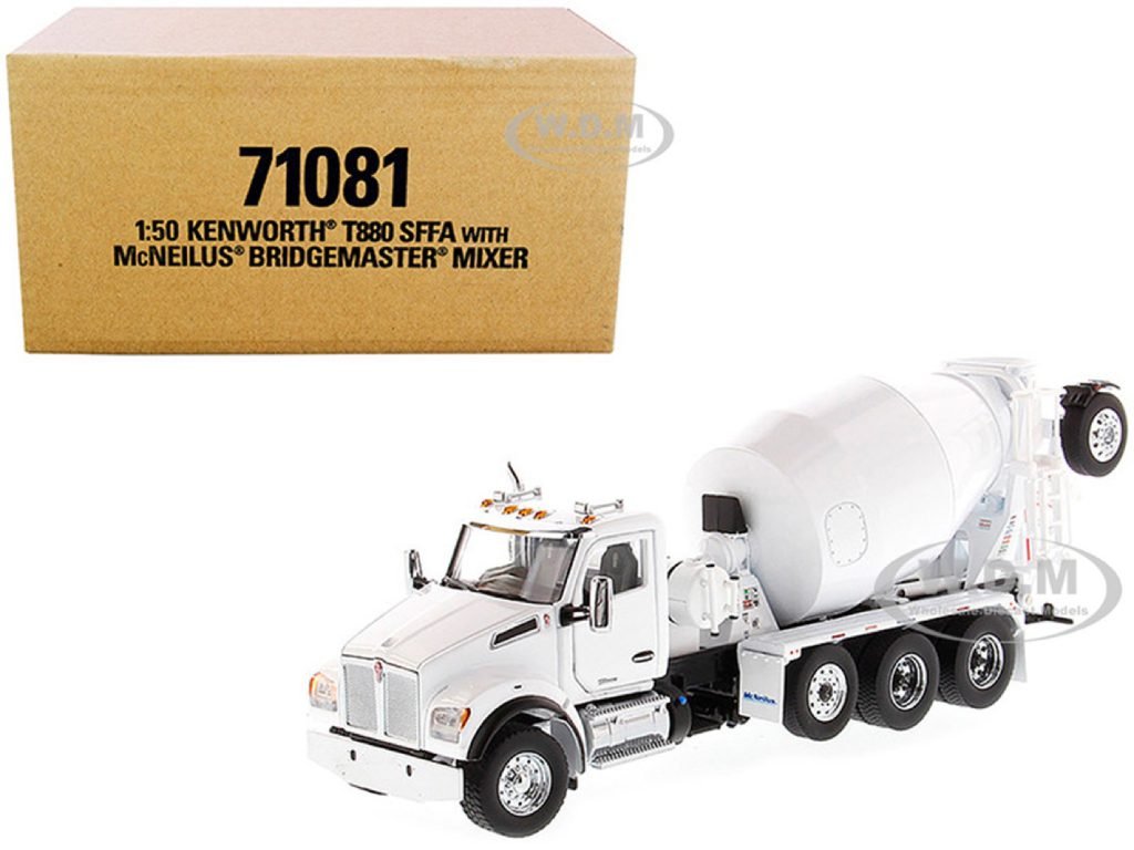 Diecast Masters 71081 Kenworth T880 SFFA mixer review: plan the discharge side