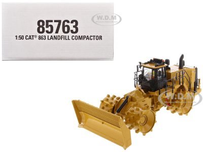Diecast Masters 85763 CAT 836 landfill compactor review: the wheels are the subject