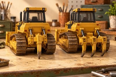 Conceptual illustration: CAT D10 85711 vs D11 85604: single shank or three?