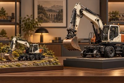 Conceptual illustration: M323F 85612 vs 85661: railway-layout scale or close-up detail?