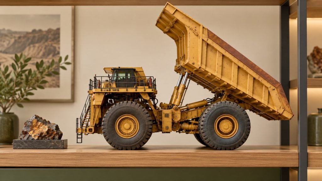 Conceptual illustration: Choose a shelf height that shows the detail you bought the model for