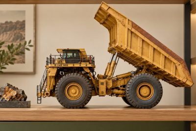 Conceptual illustration: Choose a shelf height that shows the detail you bought the model for