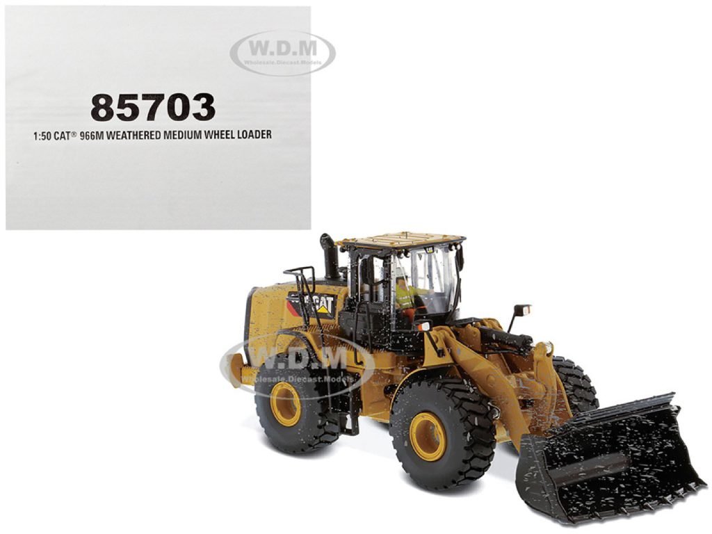 Diecast Masters 85703 CAT 966M Weathered review: the used finish is stronger than the dumping pose
