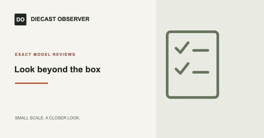 Diecast Observer reviews editorial illustration