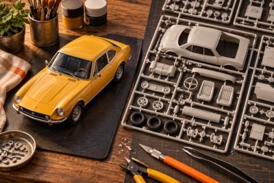 Editorial illustration: Ready-built movie cars versus model kits: how to read the listing