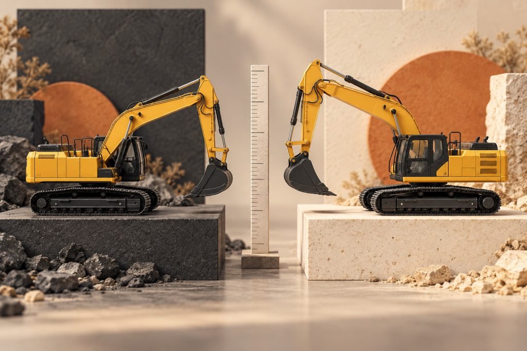 Editorial illustration: CAT 330 85585 vs CAT 336 85586: which Next Generation model?